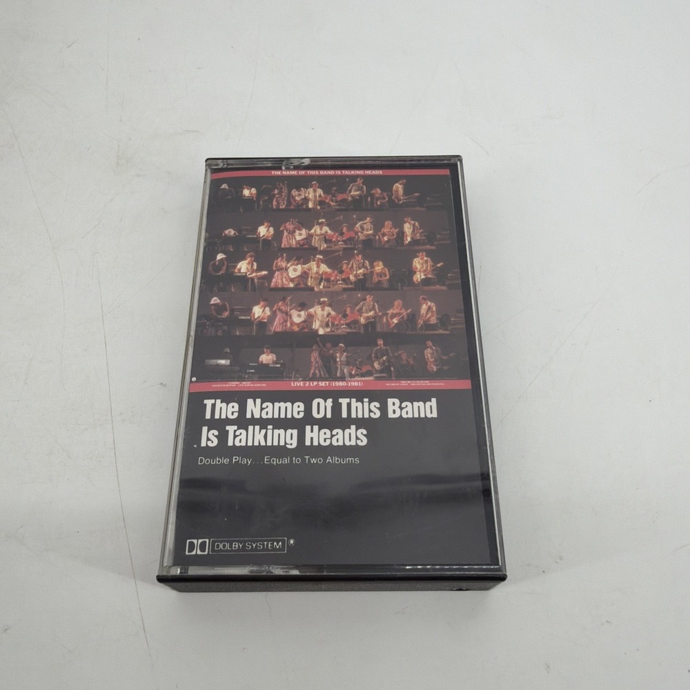 Talking Heads The Name Of This Band Is Cassette Tape 1982 Sire 2SR5 3590 Live